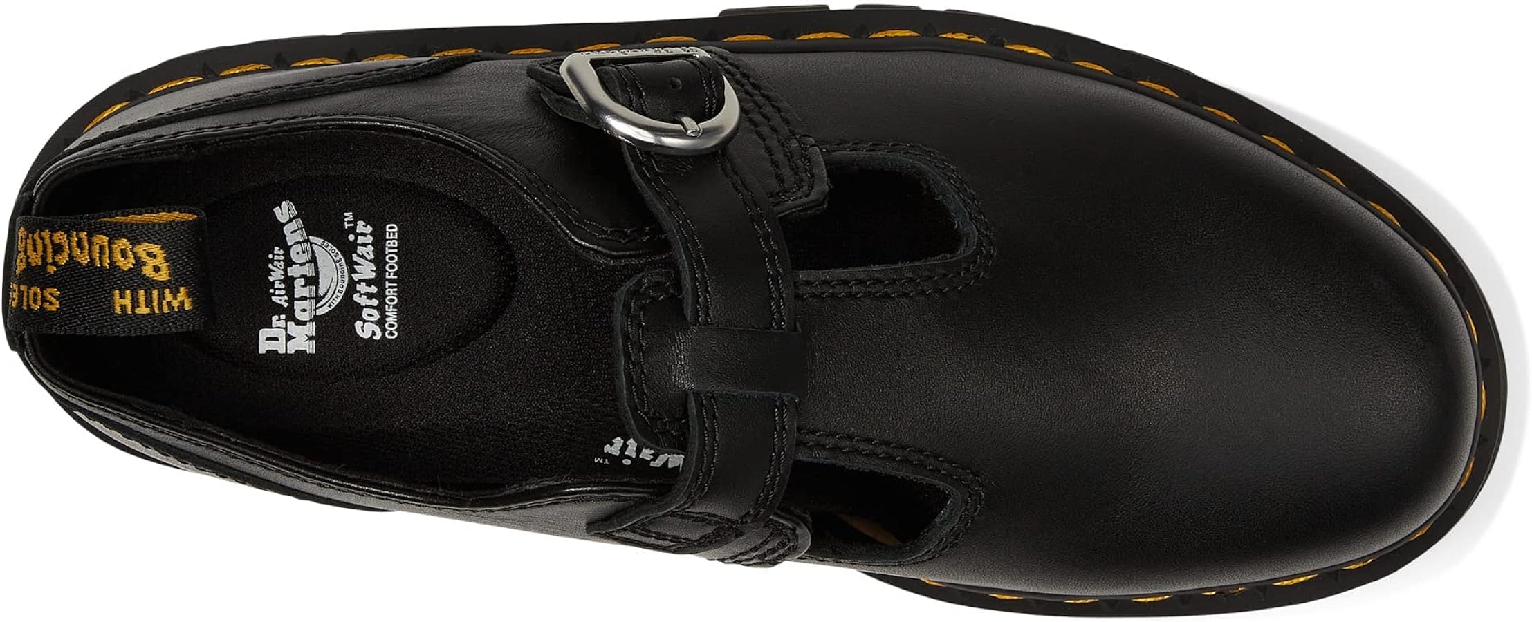 DR MARTENS Women's Audrick T-Bar Mary Jane Black 7 Medium UK