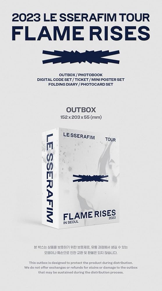2023 LE SSERAFIM Tour Flame Rises In Seoul - Amazon.com Music