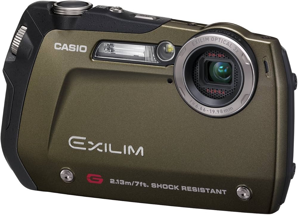 Amazon | CASIO デジタルカメラ EXILIM 1210万画素 3倍 グリーン EX