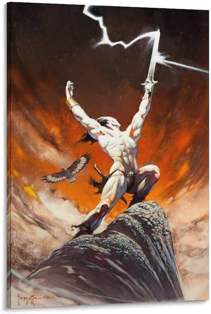 Amazon.co.jp: フランク・フラゼッタ Frank Frazetta Tempest