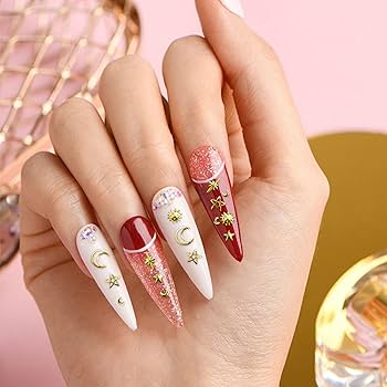 Amazon.co.jp: ネイルパーツ スタッズ 3D 立体 可愛い おしゃれ リボン