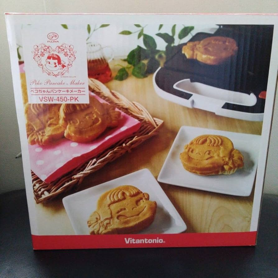 VITANTONIO パンケーキメーカー ペコちゃん VSW-450-PK 希少 【公式通販】