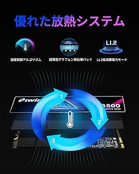 Amazon | Biwin NV3500 2TB SSD NVMe M.2 Type 2280 PCIe Gen3×4 最大