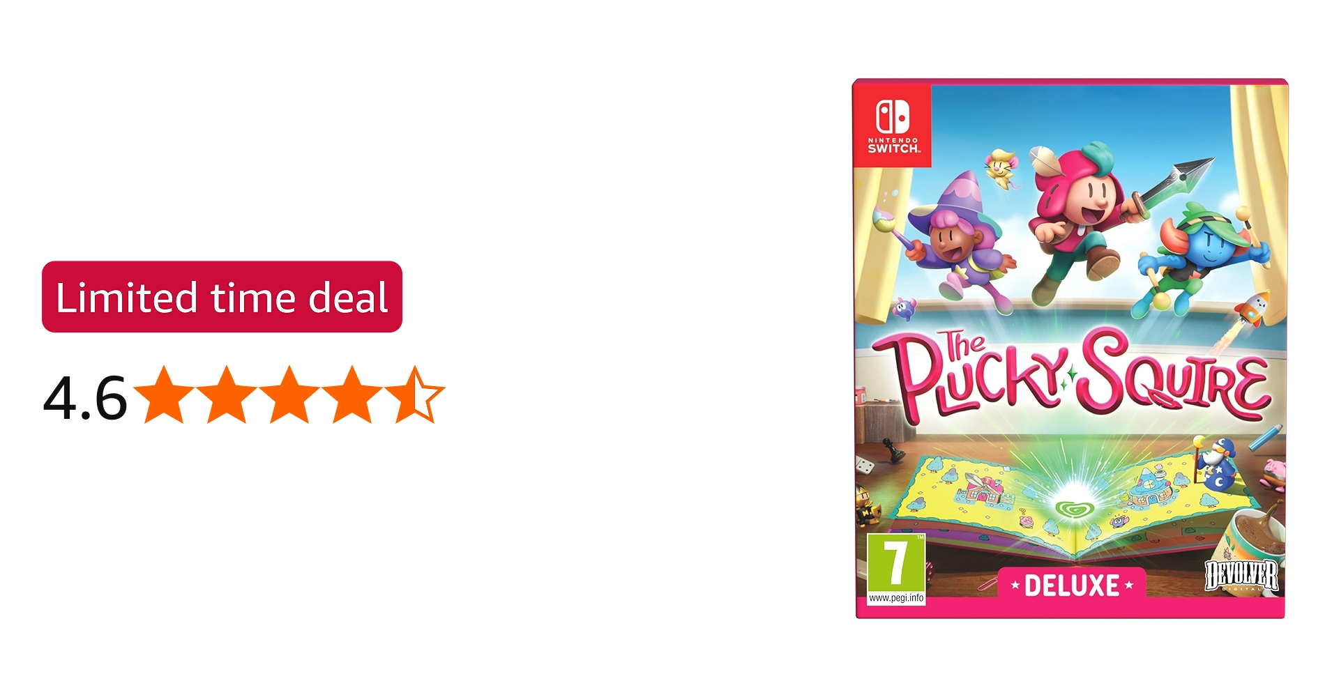 The Plucky Squire Deluxe Edition - Switch : Amazon.co.uk: PC