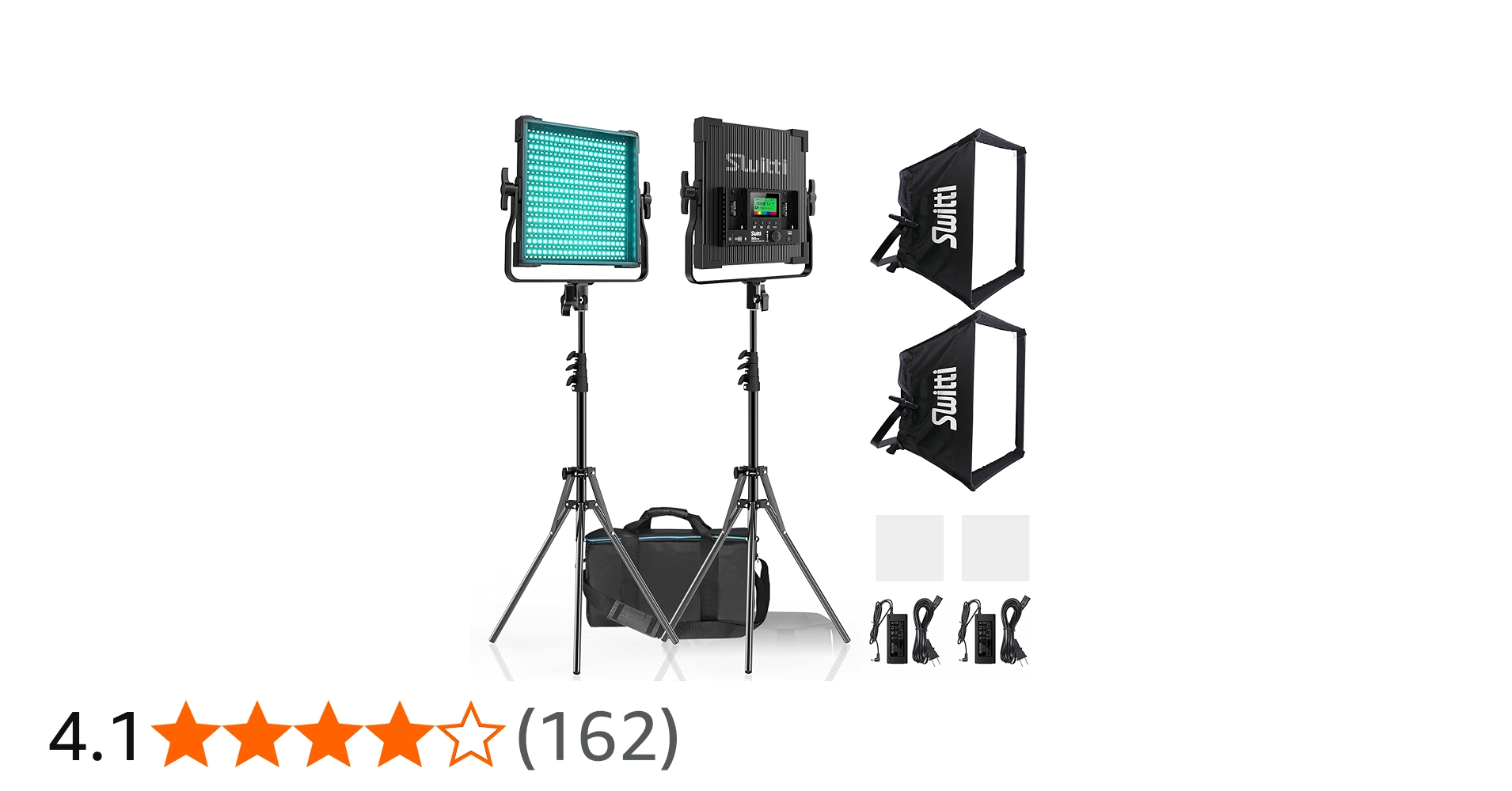 Amazon | LED撮影用ライト2個セット LEDビデオライト 撮影照明キット