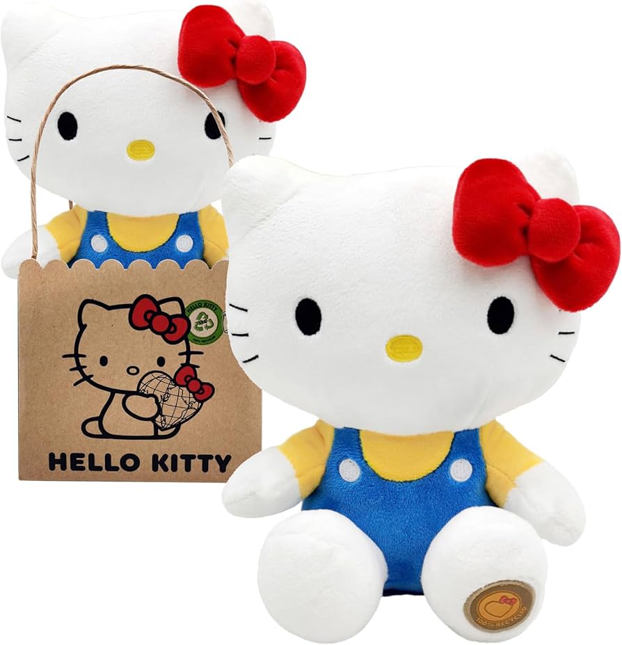 Amazon.com: Joy Toy 20612 Hello Kitty Classic Eco Soft Toy, 24 cm