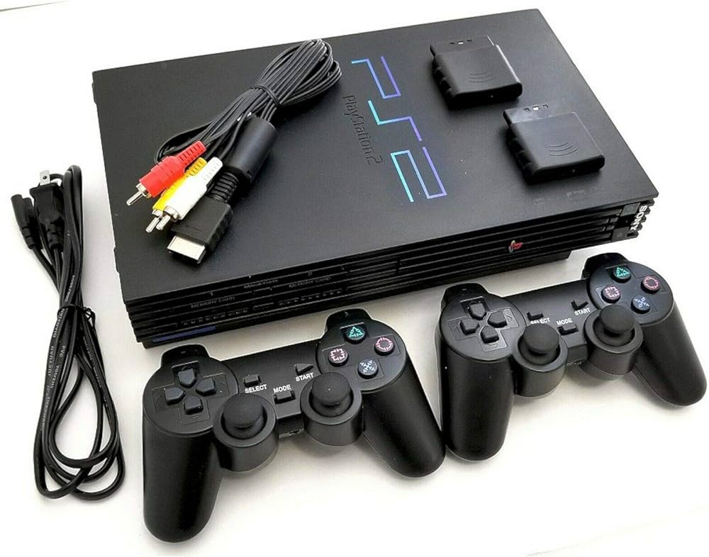 Amazon.com: Sony PS2 Game System Gaming Console with 2 WIRELESS