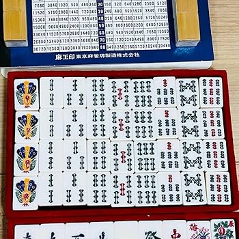 Amazon | 激麻王印 高級麻雀牌 背竹牌 鳳凰 5枚羽一索 高級ケース