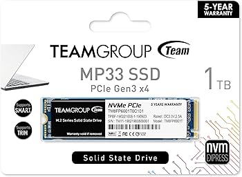 Amazon.com: TEAMGROUP MP33 1TB SLC Cache 3D NAND TLC NVMe 1.3 PCIe