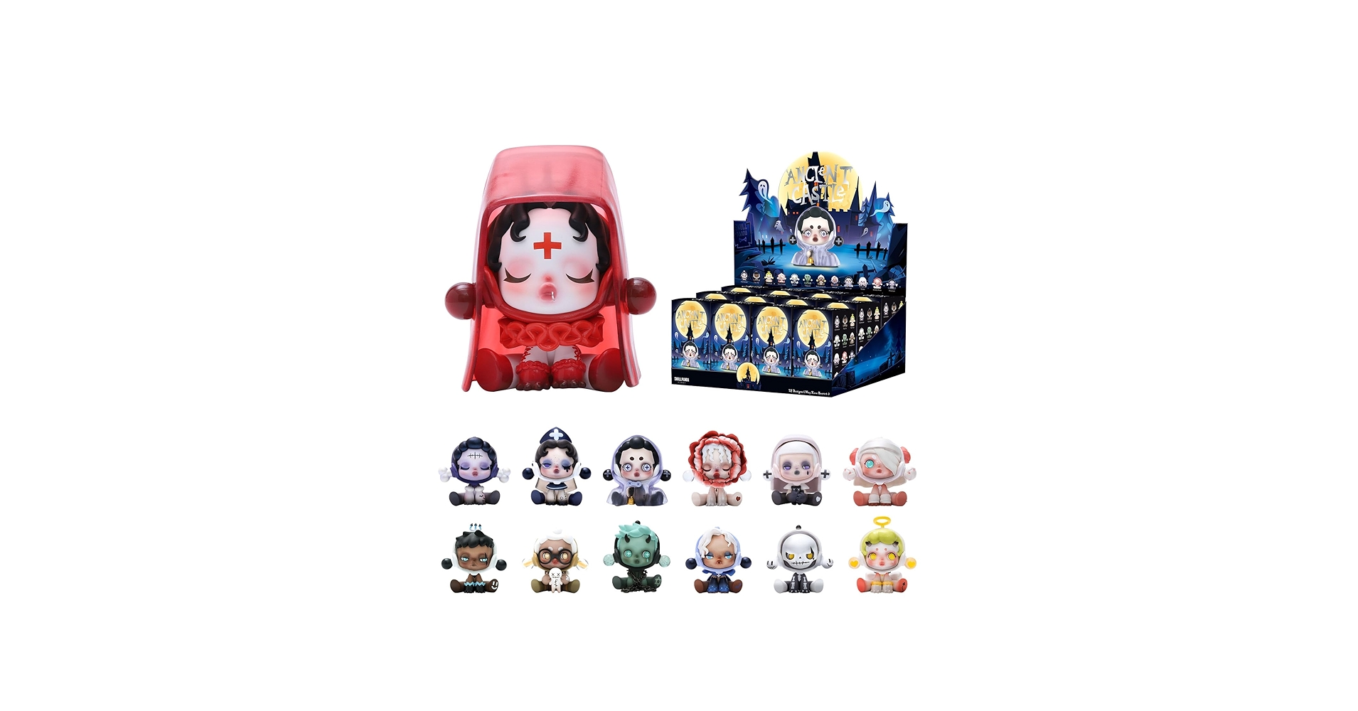 Amazon.co.jp: POP MART スカルパンダ 古代城 12個 ブラインドボックス