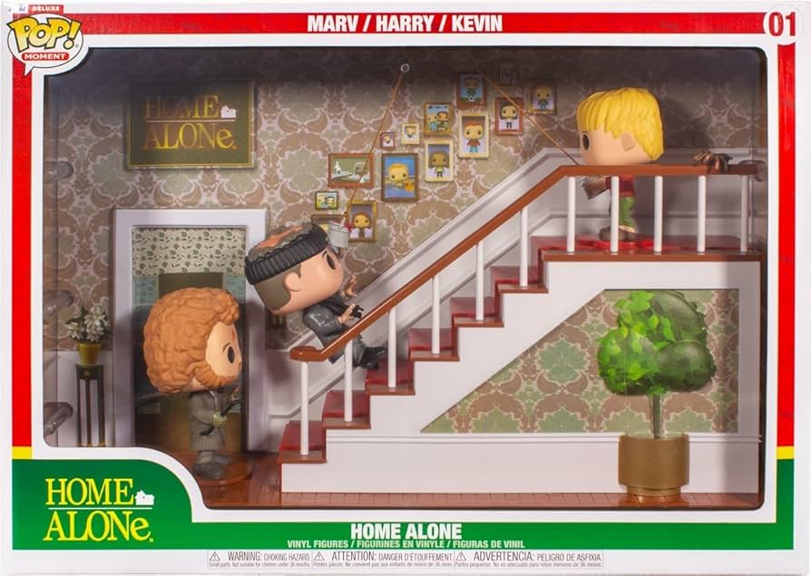 Amazon.com: Funko Pop Moment Deluxe #01 - Home Alone - Home Alone
