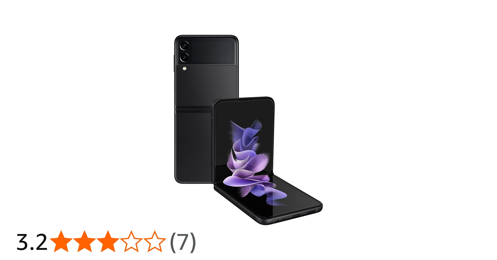 Amazon | Galaxy Z Flip3 5G | SM-F7110 | 256GB 8GB | Phantom Black