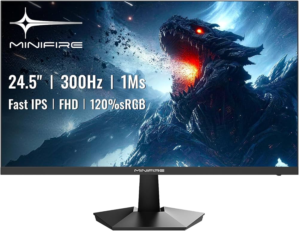 Amazon.co.jp: Minifire ゲーミングモニター24.5インチ/300Hz/180Hz