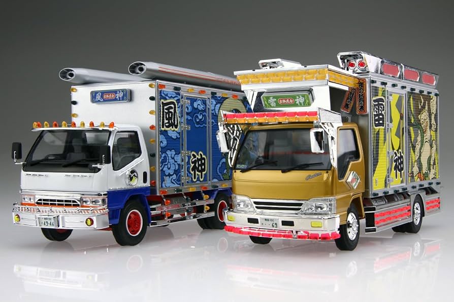 Amazon | 青島文化教材社 1/32 ザ・デコトラシリーズ No.3 風神☆雷神