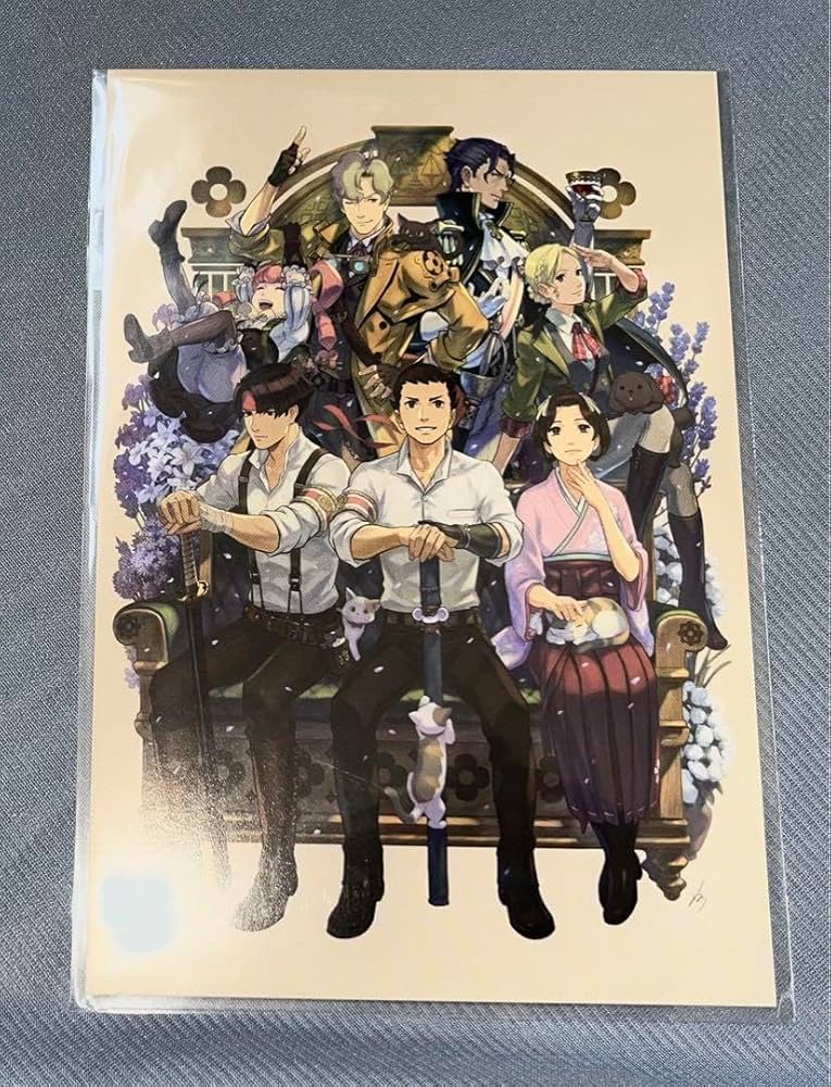 Amazon.co.jp: 大逆転裁判 20周年 ポストカード 成歩堂龍ノ介 亜双義一