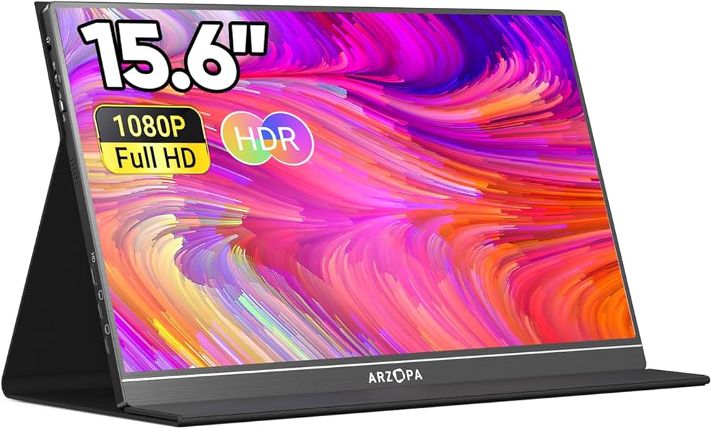 Amazon.co.jp: ARZOPA 15.6インチ モバイルディスプレイ 薄型軽量 非
