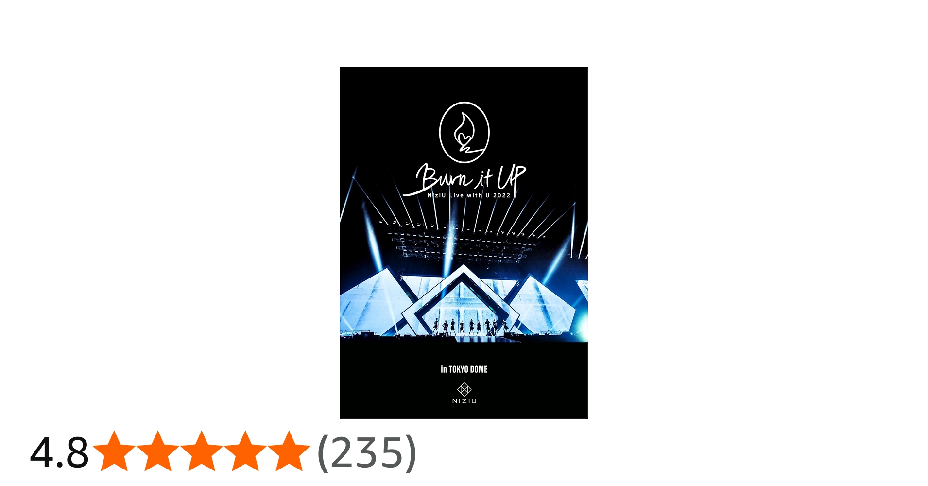 Amazon.co.jp: NiziU Live with U 2022 “Burn it Up