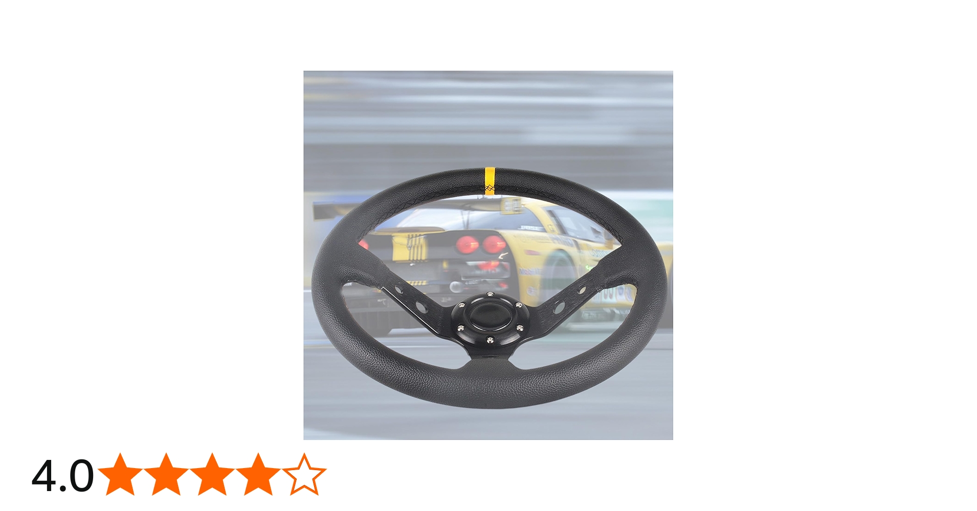 Amazon | VEHSUN ステアリング 35φ 車用 カー ハンドル ディープコーン