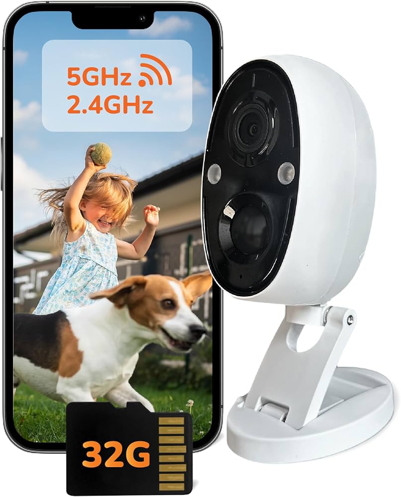 Amazon.com : Sensforge 2.5K Indoor Outdoor Battery Camera, Smart