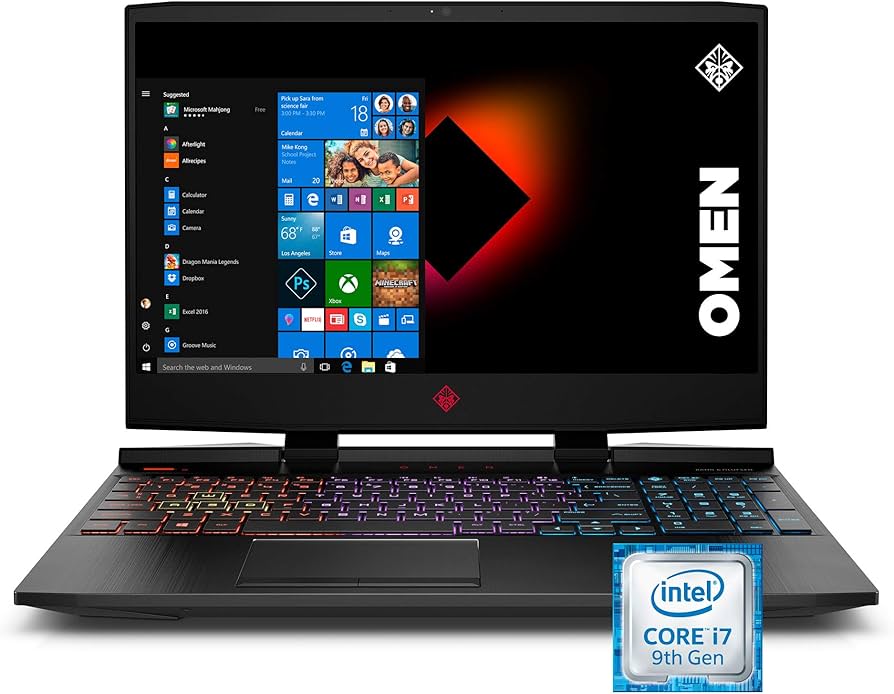 Amazon.com: HP OMEN 2019 15-inch Gaming Laptop, 9th Gen Intel i7