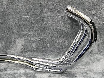 Amazon | ZRX400 マフラー/ ZRX400Ⅱ 前期 豪 メッキ 鉄管 (【豪