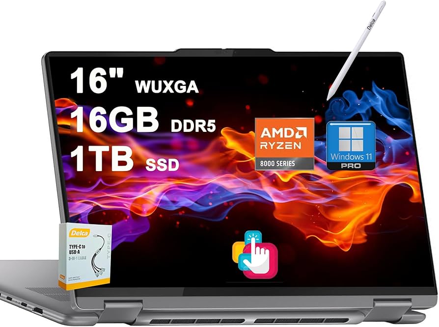 Amazon.com: Lenovo Yoga 7 2-in-1 AI PC Laptop | 16