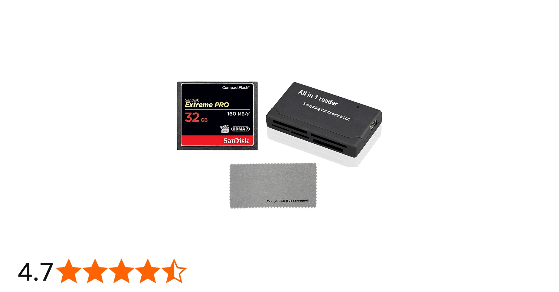 SanDisk Extreme Pro 32GB CompactFlash CF Memory Card for Canon EOS