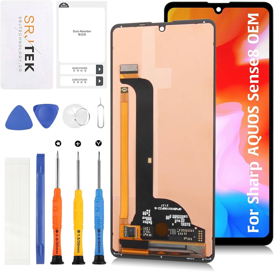 Amazon.co.jp: SRJTEK For Sharp AQUOS Sense8 SH-54D SHG11 液晶