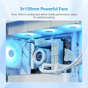 ID-COOLING FX360 INF White 360mm Liquid CPU Cooler, AIO Cooler
