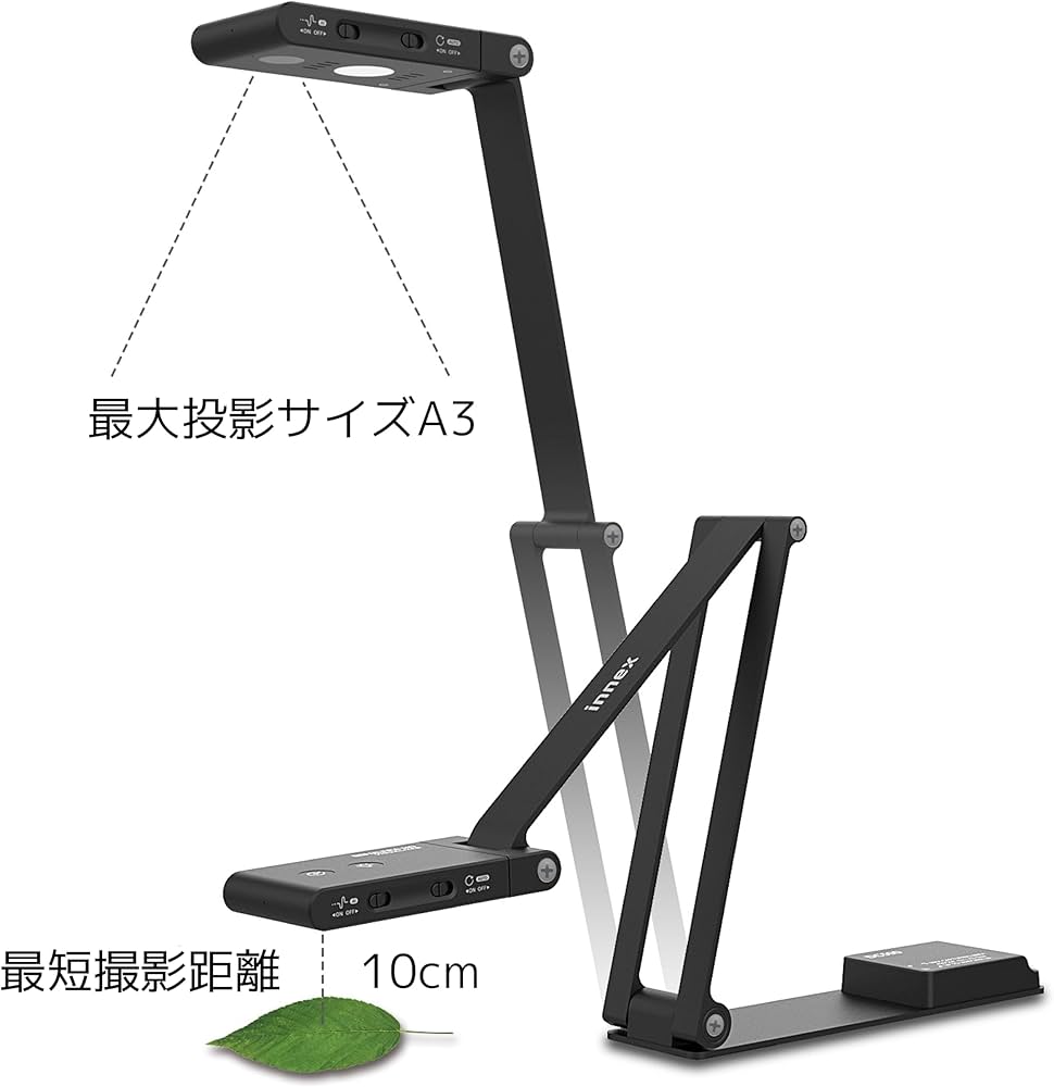 Amazon.co.jp: Innex DC500 USB Webカメラ/書画カメラ/スキャナー 3-in
