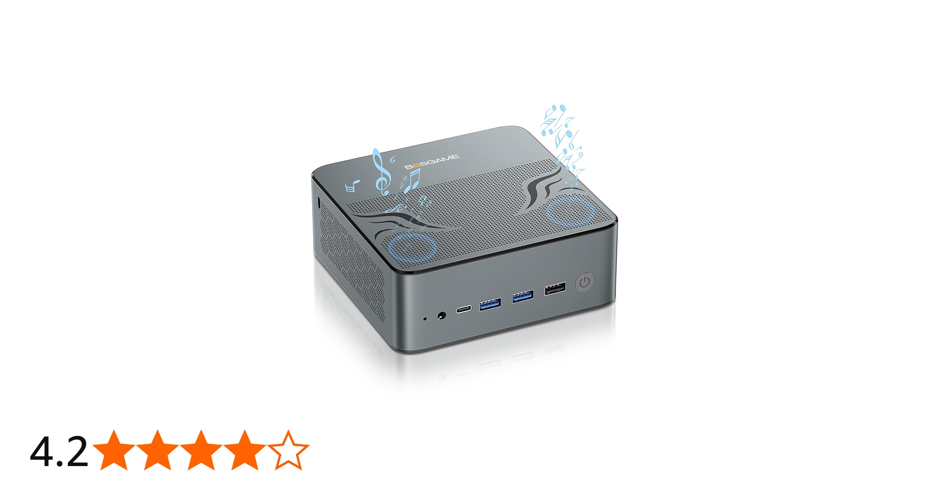 BOSGAME M2 Mini PC Gaming, AMD Ryzen 9 7940HS (up to 5.2GHz) 32GB