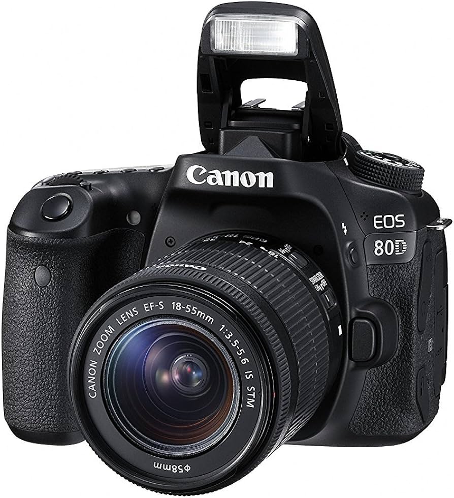 Amazon.com : Canon EOS 80D Digital SLR Kit with EF-S 18-55mm f/3.5