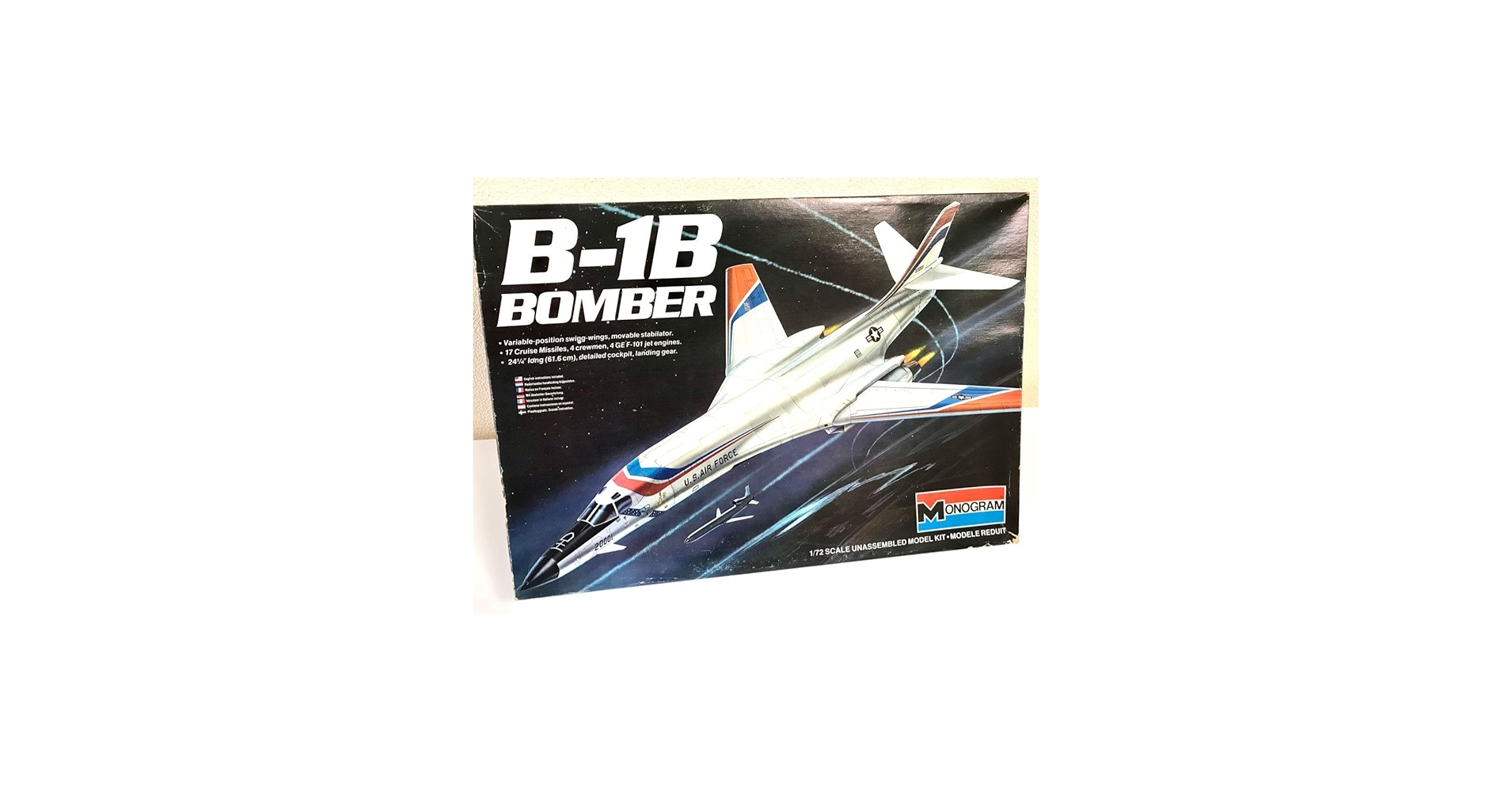 Amazon.co.jp: プラモデル可変翼超音速戦略爆撃機。ロックウェル B1-B