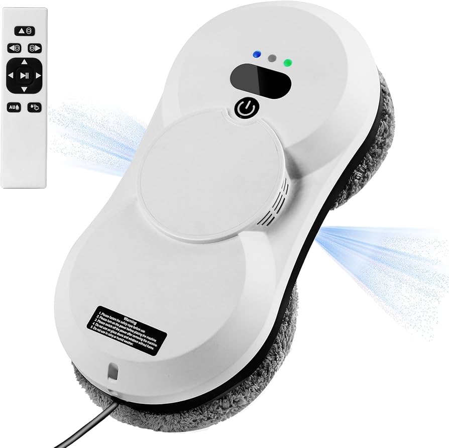 Amazon | Sophinique 窓拭きロボット 、スプレ自動ー付き窓拭き