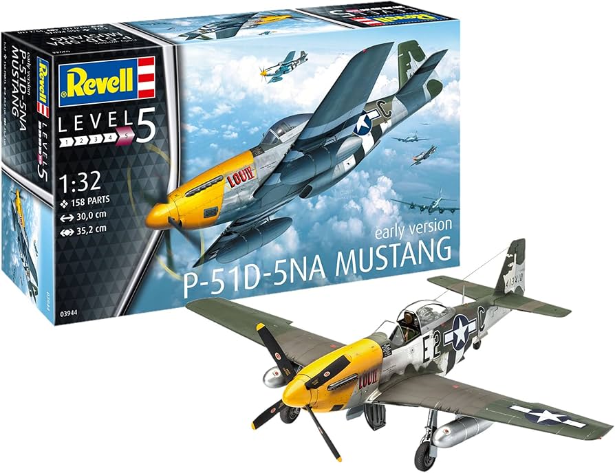 Amazon | ドイツレベル 1/32 アメリカ陸軍 航空隊 P-51D ムスタング