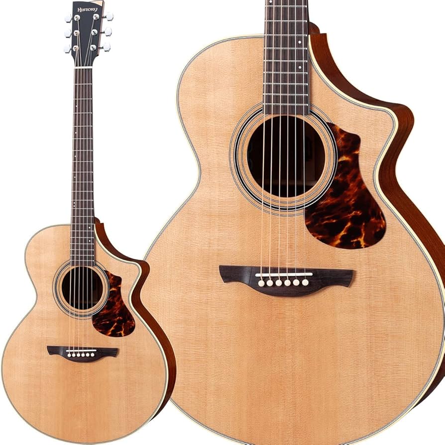 Amazon | HISTORY NT-C4 Natural アコースティックギター オール単板