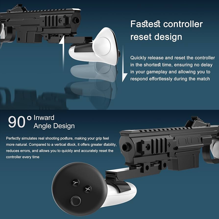 Amazon.co.jp: Quest 3用VRガンストック、インスタントフォールド