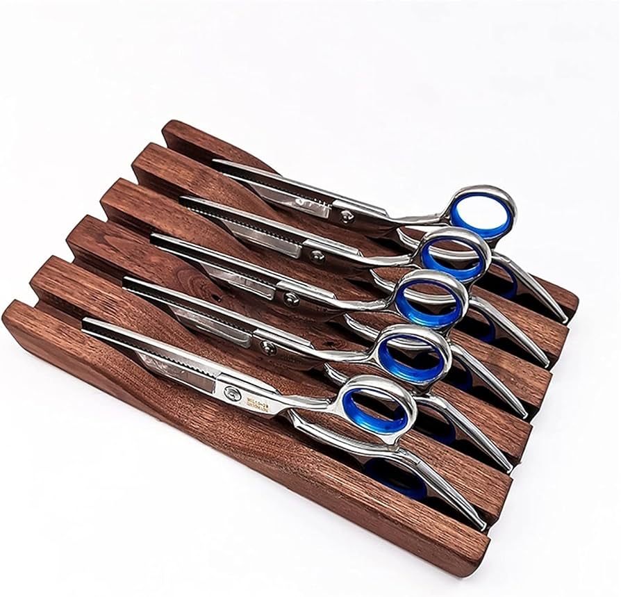 Amazon.co.jp: シザートレー シザスタンド おしゃれ 5丁シザーケース