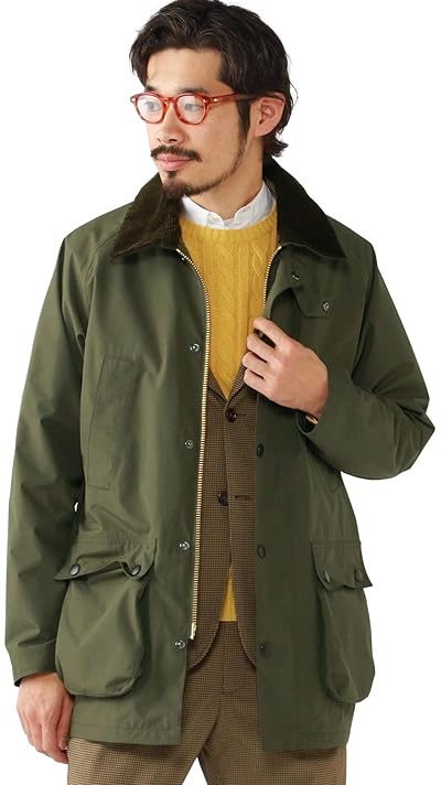 ビームス・プラスがBarbourに別注したハイテク地のBedale: 男のマジメ服