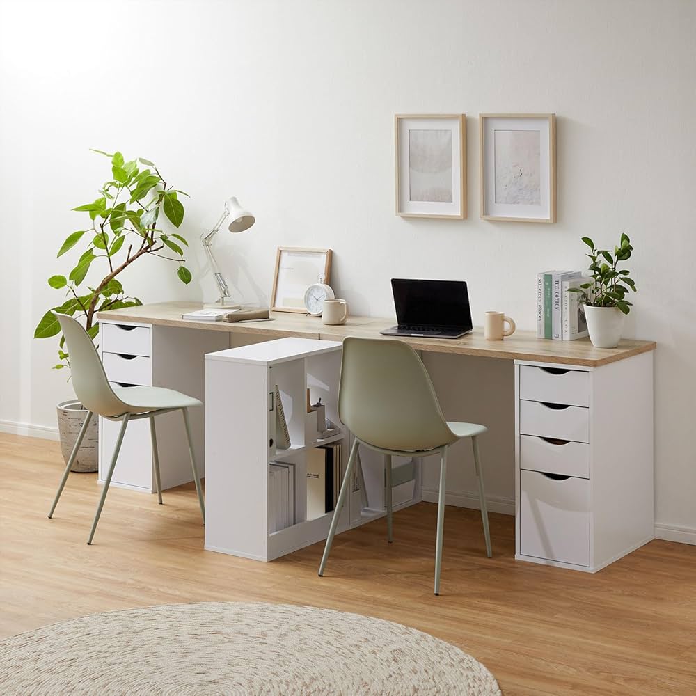 Amazon | LOWYA ロウヤ 学習机 勉強机 学習デスク 収納付き 引き出し