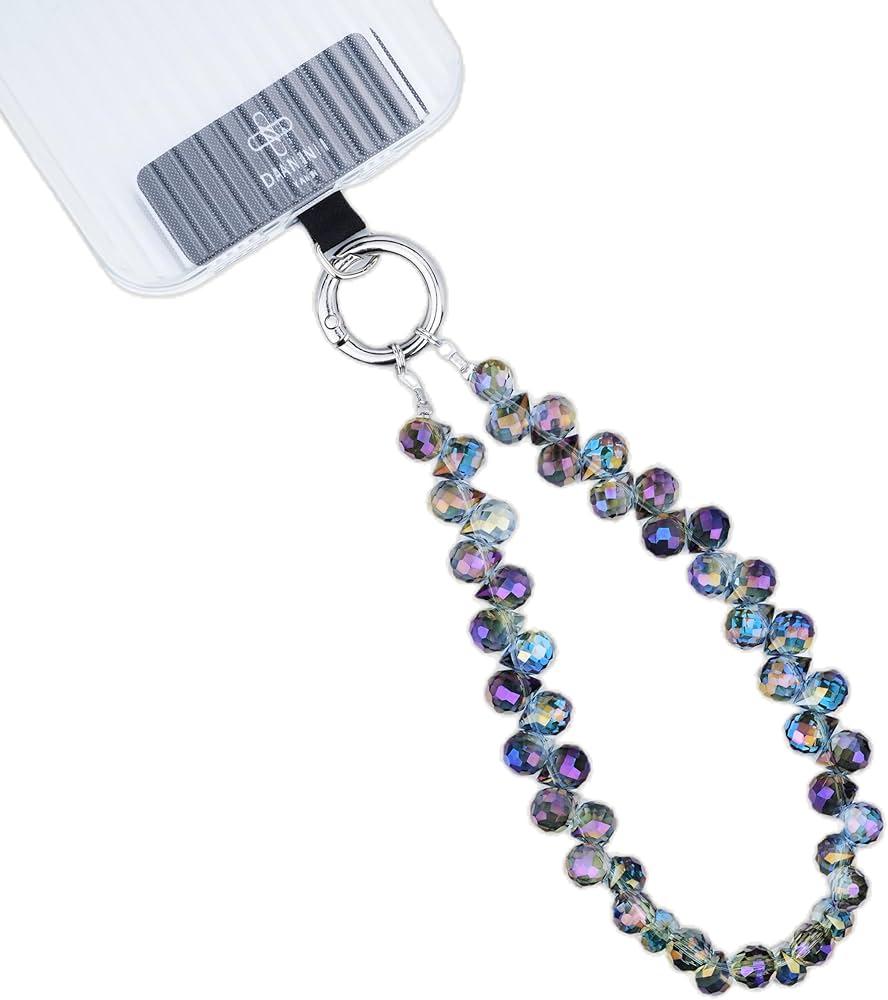 Amazon.com: Danni Yan Beaded Phone Wrist Strap Mobile Phone Strap