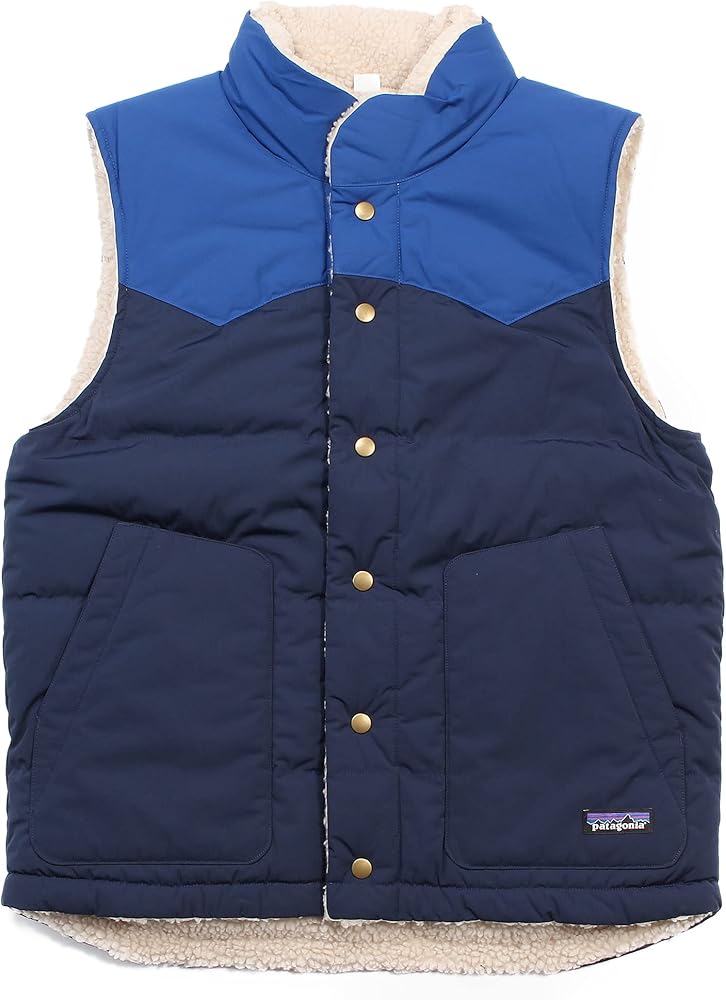 Amazon | [パタゴニア] ダウンベスト フリース リバーシブル メンズ