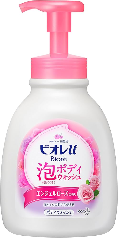 Amazon | ビオレu 泡で出てくるボディウォッシュ ポンプ ローズ 600ml