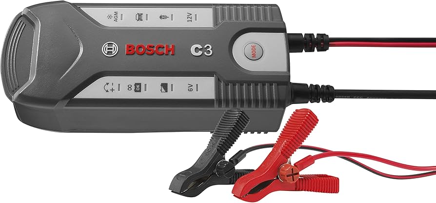 Bosch C3 - Intelligent and Automatic Battery Charger - 6V-12V