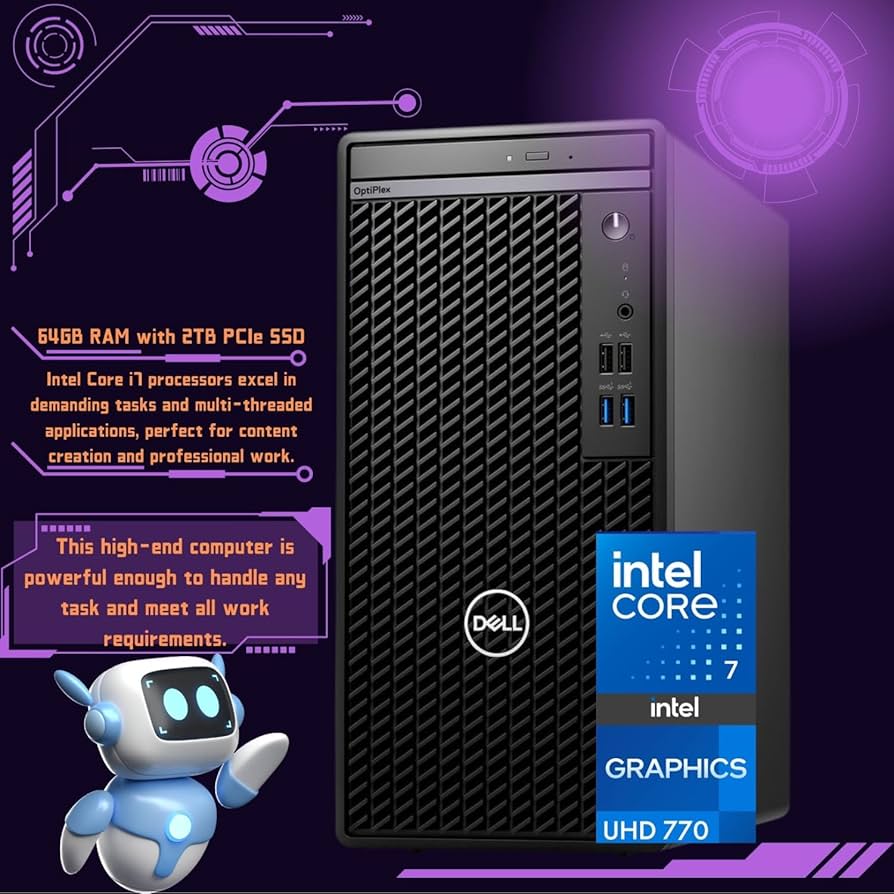 Amazon.com: Dell Optiplex 7010 Tower Business Desktop, 13th Gen
