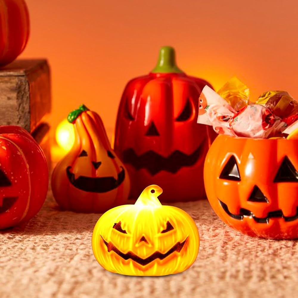 Amazon.co.jp: ハロウィン LED パンプキン ライト、ハロウィン ライト