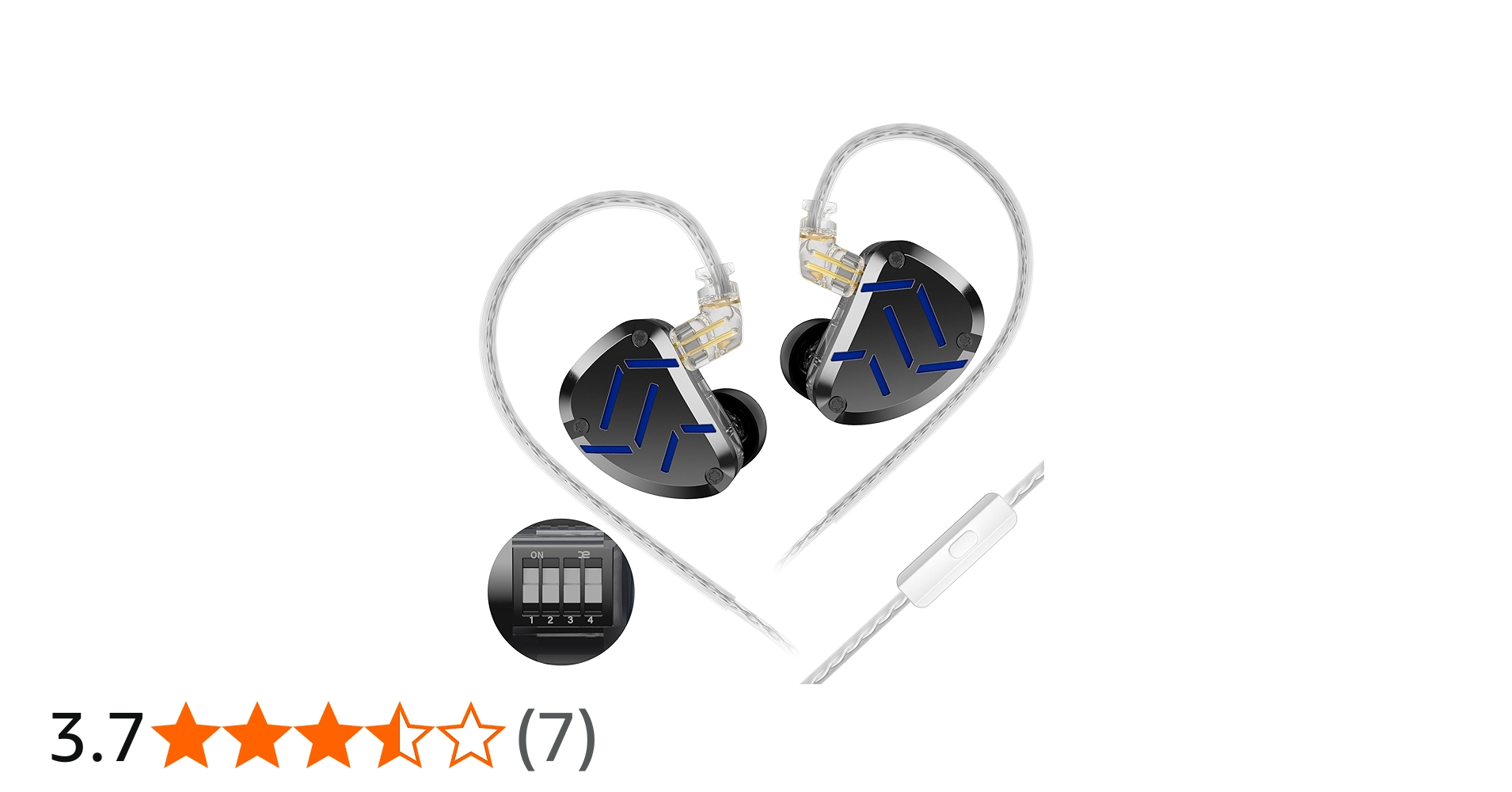 Amazon.co.jp: KZ ZAT インイヤー モニター 8BA + 1DD ハイブリッド