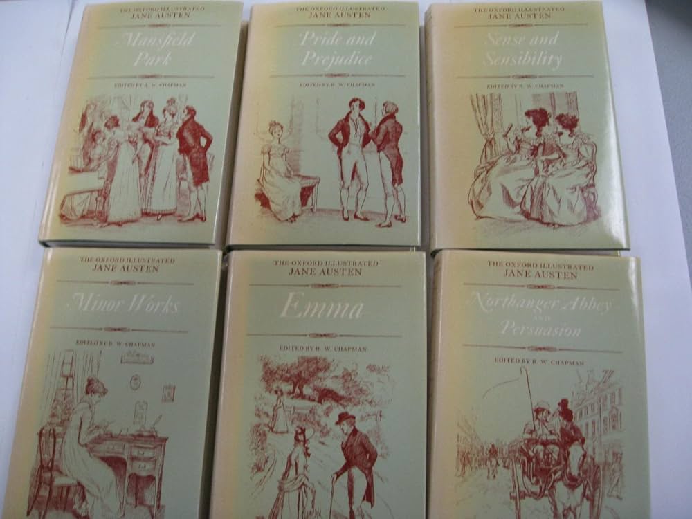 The Oxford Illustrated Jane Austen (Six Volume Set) 3th (third