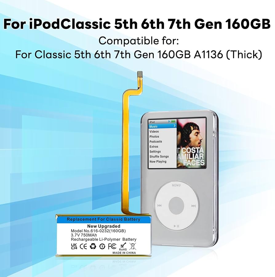 Classic Ipod Battery Replacement Kit 3rd Gen IPod Battery