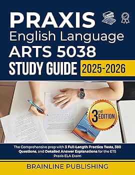 Amazon.com: PRAXIS ENGLISH LANGUAGE ARTS 5038 STUDY GUIDE 2025